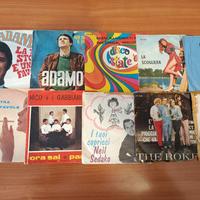 Set 10 dischi 45 giri in vinile vintage 