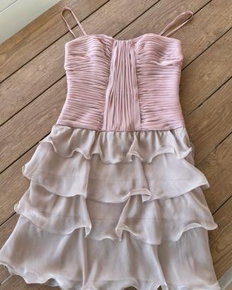 Mini abito rosa da cerimonia