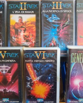 COLLEZIONE COMPLETA VHS - STAR TREK - 7 VHS