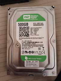 HDD WD Green 500 gb da 3,5"