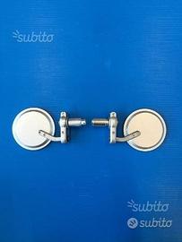 Coppia specchietti bar end da manubrio cafè racer