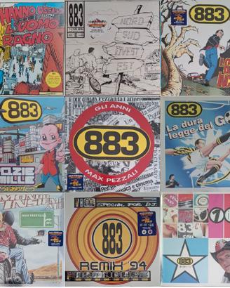 Vinili 883: 9 album in vinile NUOVI