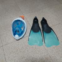 maschera sub e pinne
