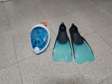 maschera sub e pinne