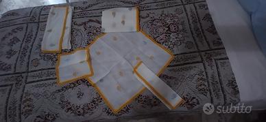 set in lino da colazione 