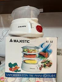 Vaporiera Majestic ST 32 3 piani – come nuova