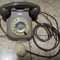 Telefono fisso grigio anni '80-'90