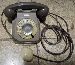 Telefono fisso grigio anni '80-'90