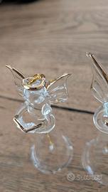 angeli di vetro decorazione di natale