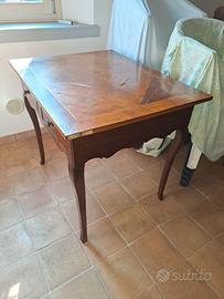 tavolino scrittoio in legno