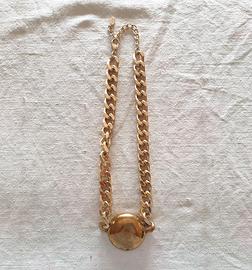 Collana Zara choker Vintage anni '80 catena maglie