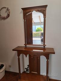 specchiera ingresso legno vintage 