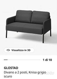 Divano due posti Glostad Ikea