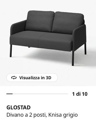 Divano due posti Glostad Ikea