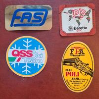 Lotto adesivi vintage BERETTA 