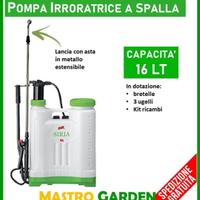Pompa irroratrice a spalla 16L