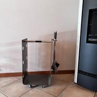 Set attrezzi per caminetto e/o stufa