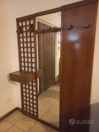 mobile parete ingresso entrata in legno