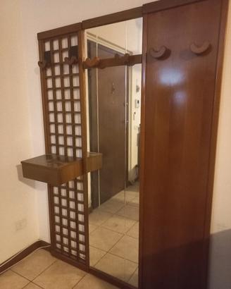 mobile parete ingresso entrata in legno