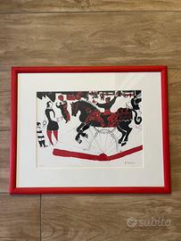 Quadro “ il Vicolo” di Attilio Mangini