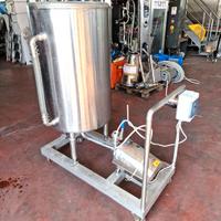 cisterna inox carrellata con pompa usati