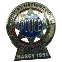 SYNDICAT NATIONAL DE LA POLICE EN TENUE NANCY 1991