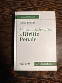 Manuale sistematico di diritto Penale - Fratini