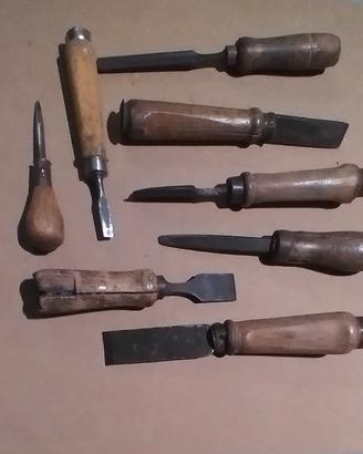 scalpellini e sgorbie vintage 