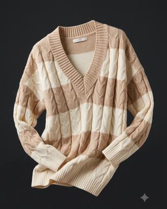 Maglione Unisex scollo a V brand Stradivarius tg S