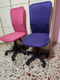 sedie cameretta girevoli 