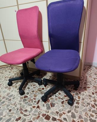 sedie cameretta girevoli 