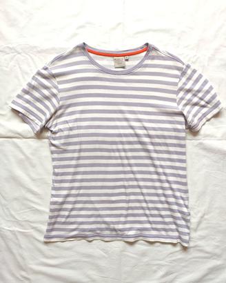 T-shirt a righe Cotton & Silk