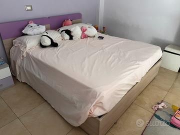 coppia lettini singoli con contenitore
