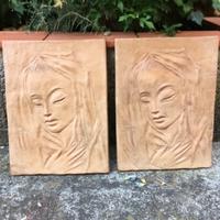 Scultura di madonna su terracotta firenze