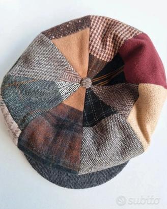 Cappello ESIA Patchwork - NUOVO - 100% Lambswool -