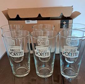 Bicchieri da birra marchiati Angelo Poretti 0,4 L.