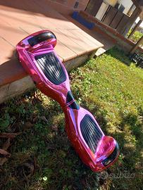 Hoverboard Rosa Con Cassa Bluetooth E Luci