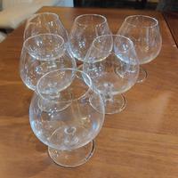 Set 6 bicchieri da liquore in cristallo