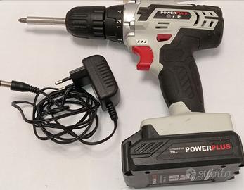 Trapano avvitatore a batteria Powerplus