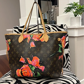 Louis Vuitton mai pieno MM Stephen Sprouse Rose