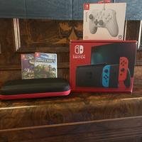 Nintendo Switch con giochi + accessori