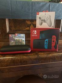 Nintendo Switch con giochi + accessori