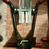 Blocca ruota supporto carrello furgone moto