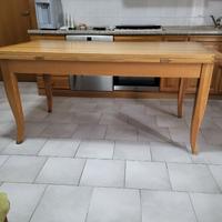 Tavolo legno massello rovere