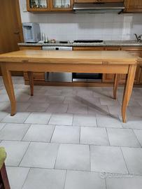 Tavolo legno massello rovere