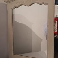 SPECCHIO CORNICE BIANCA