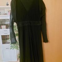 Abito lungo da cerimonia Crystin&Co. + coprispalle