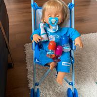 Cicciobello bua con passeggino