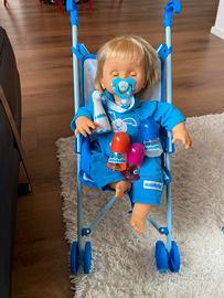 Cicciobello bua con passeggino