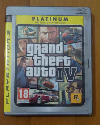 Grand Theft auto IV Platinum edition per PS3